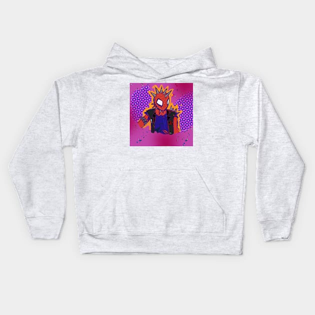 Spider Punk Kids Hoodie by perritosonfire